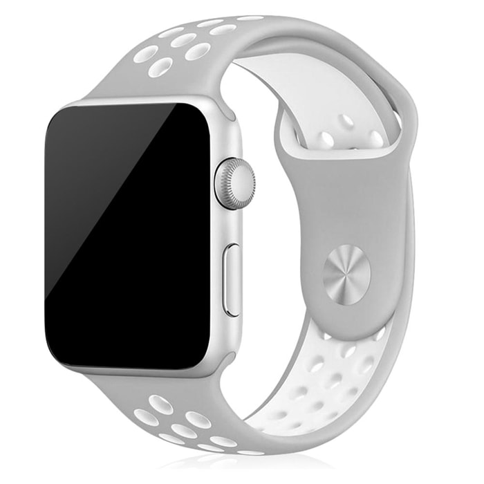 Cinturino sportivo in silicone Compatibile iWatch 42mm/44mm Taglia M/L