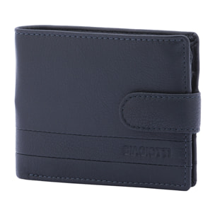 Portafoglio  da uomo In Vera pelle Made in Italy 9,5x12x2,5 cm