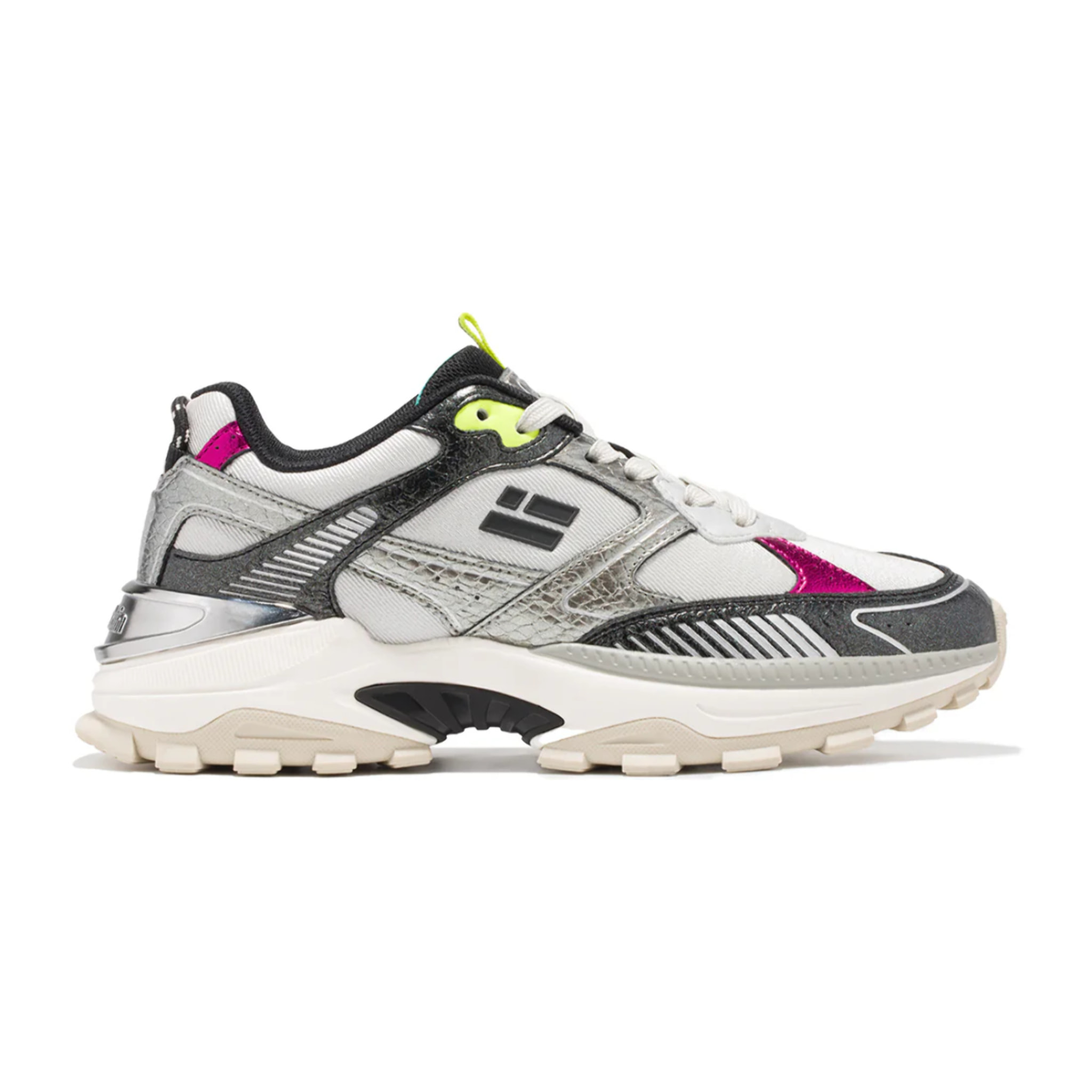 Zapatillas Deportivas de Mujer 347 Track Flame Plata / Negro