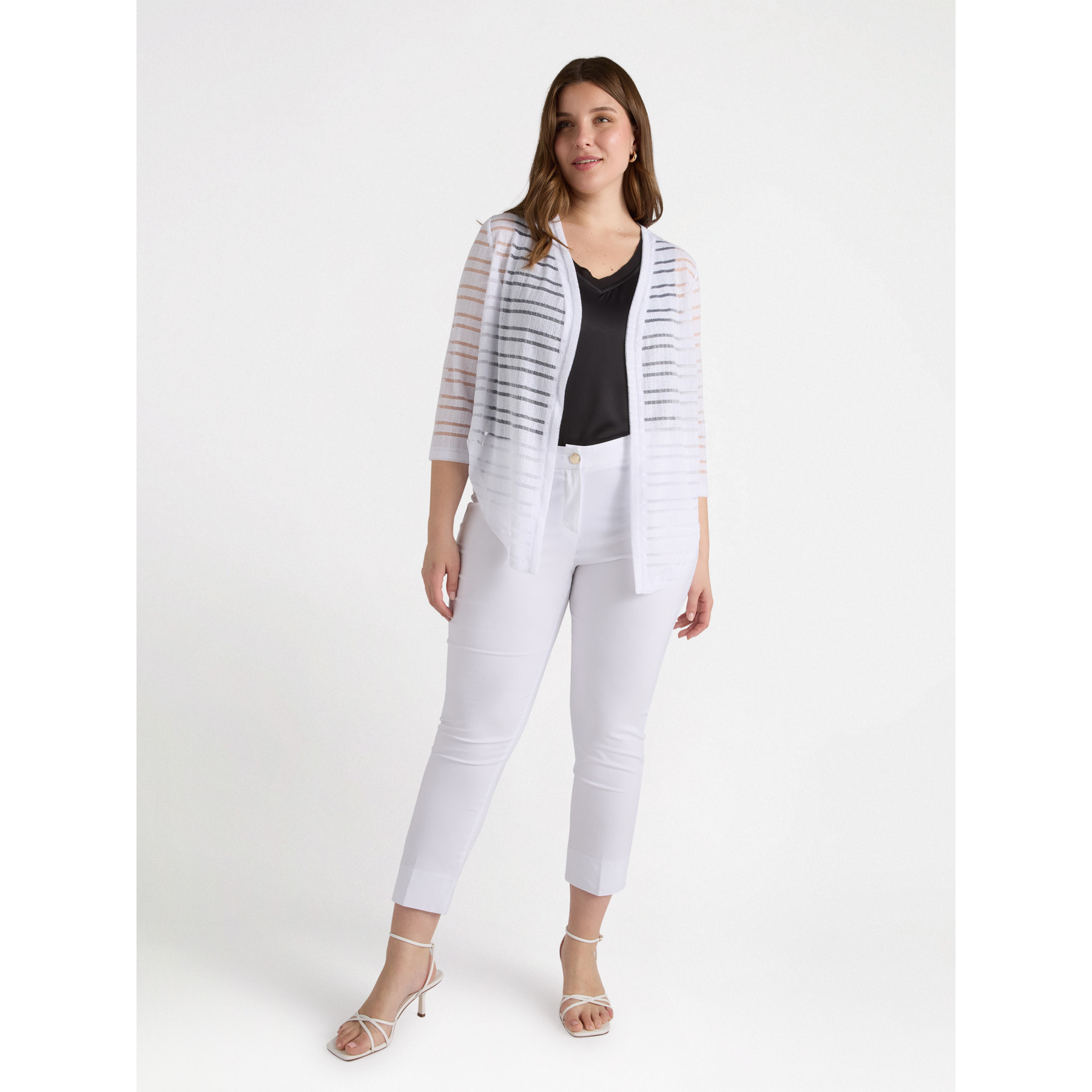 Fiorella Rubino - Pantaloni capri - Bianco