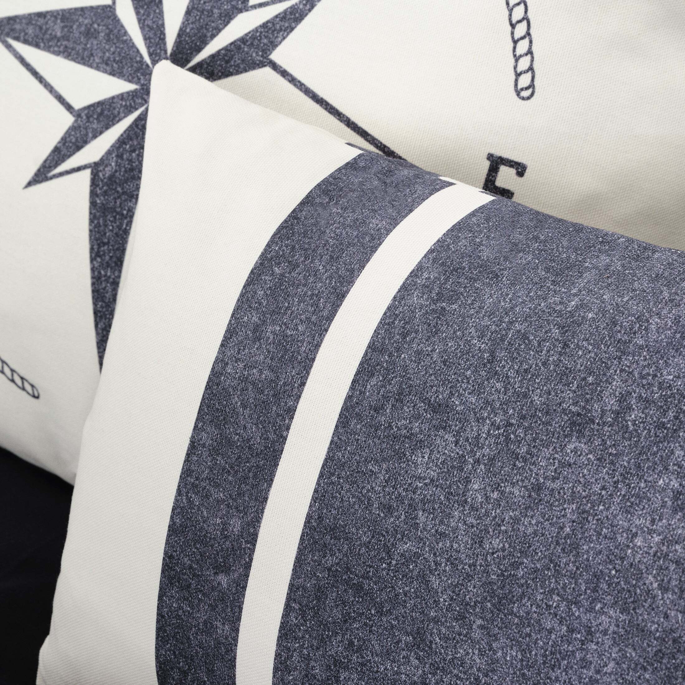 Housse de coussin 100 % coton 50x50 cm Gandía A