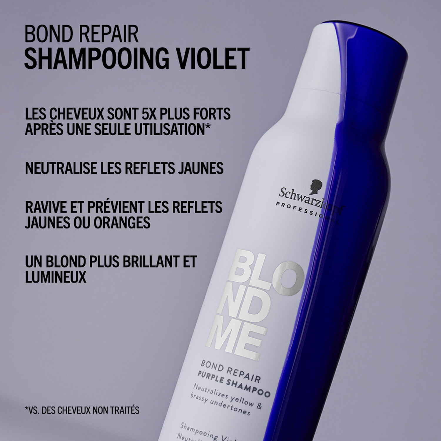 BlondMe - Shampooing Violet 300 ml