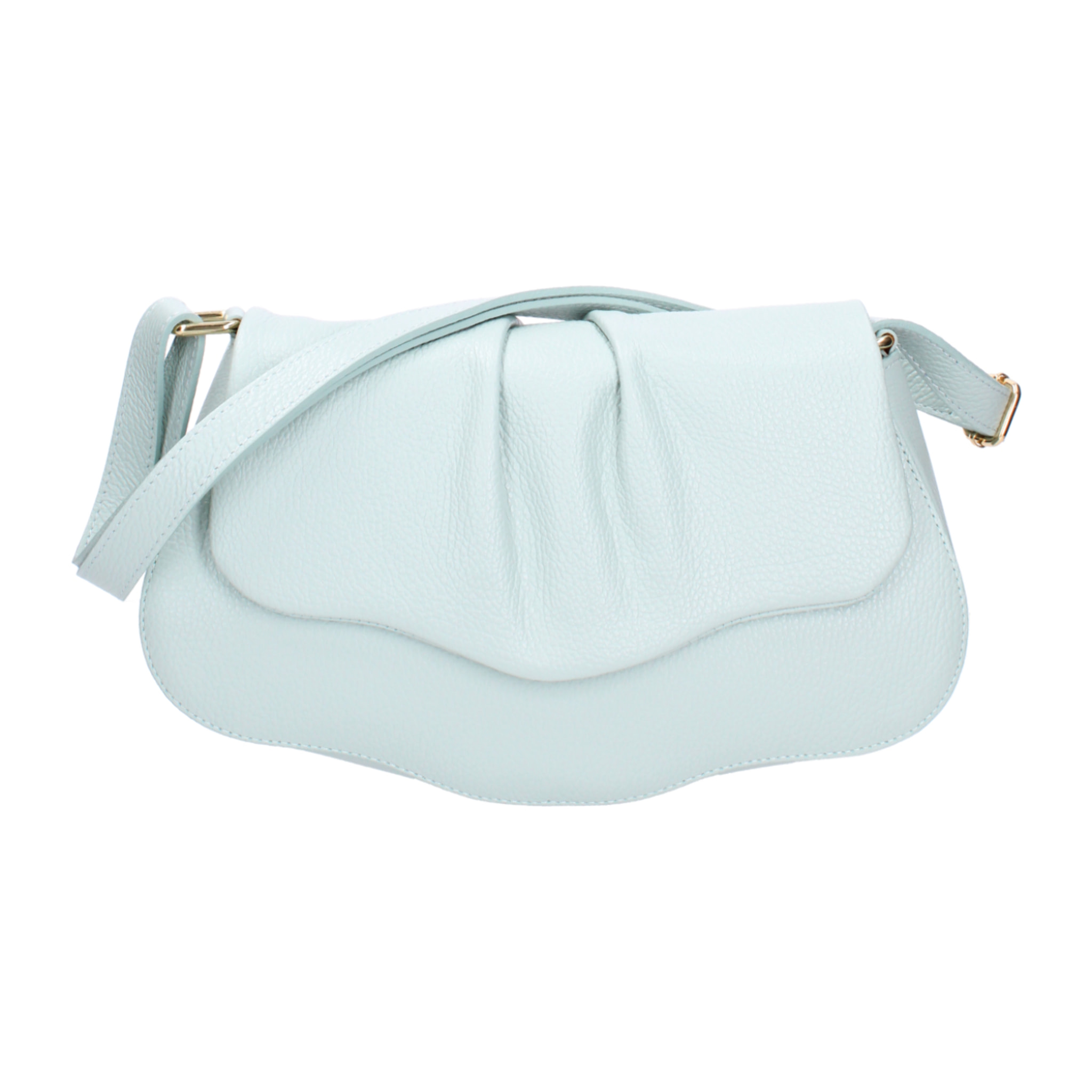 Borsa a spalla da donna In Vera pelle Made in Italy 30,5x19,5x9 cm