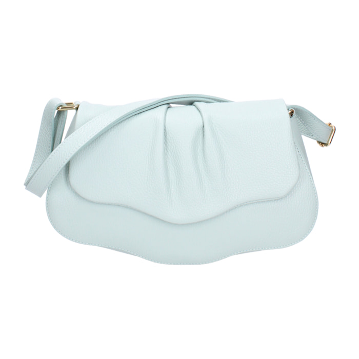 Borsa a spalla da donna In Vera pelle Made in Italy 30,5x19,5x9 cm