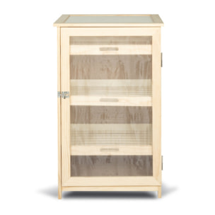 Légumier en bois 3 niveaux avec tiroirs amovibles