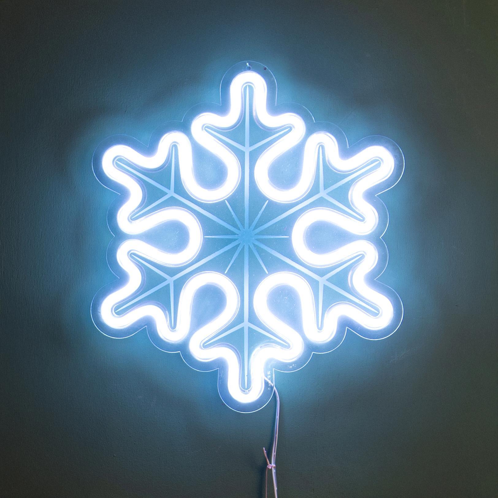 Fiocco neve - Pezzi 2 - 26,5xH30x1,5cm - Bianchi Dino SpA