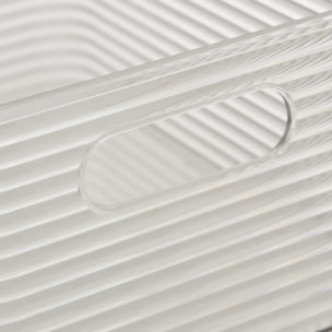 Organiseur Plastor avec poignées 15,2x10,5x22,5cm transparent