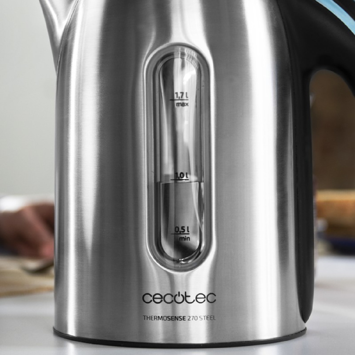 Cecotec Bouilloire ThermoSense 270 Steel