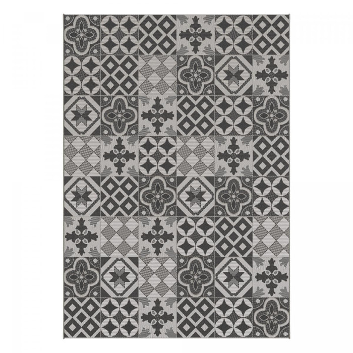 Tapis extérieur tissé kilim rectangle FUDI