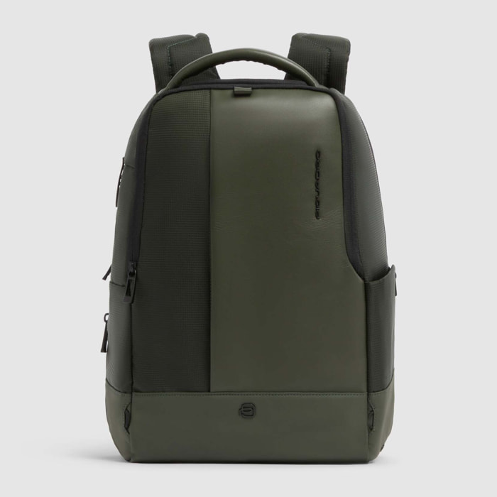 Piquadro Zaino uomo porta pc 14" con porte USB e USB Type C