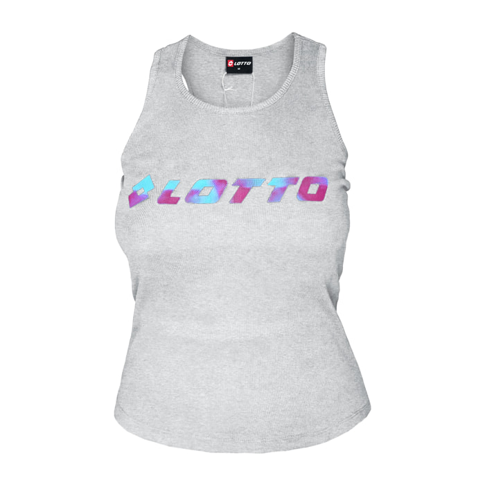 Top Canotta Donna LOTTO Cotone Manica Corta - Art.456212