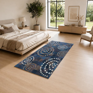 Tapis peau de vache kilim fait main FOKO