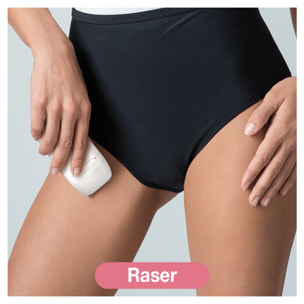 Braun Épilateur Silk Épil 5 - Avec Brosse Visage - Blanc/Rose