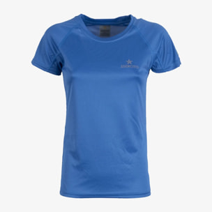 T-shirt Esercito a maniche corte sport azzurra donna