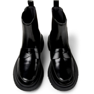 Botines - CAMPER Walden - Negro - Cuero liso