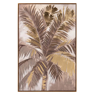 Cuadro Paisaje 80%pintado A Mano Y Foil 80x4x120 Cm