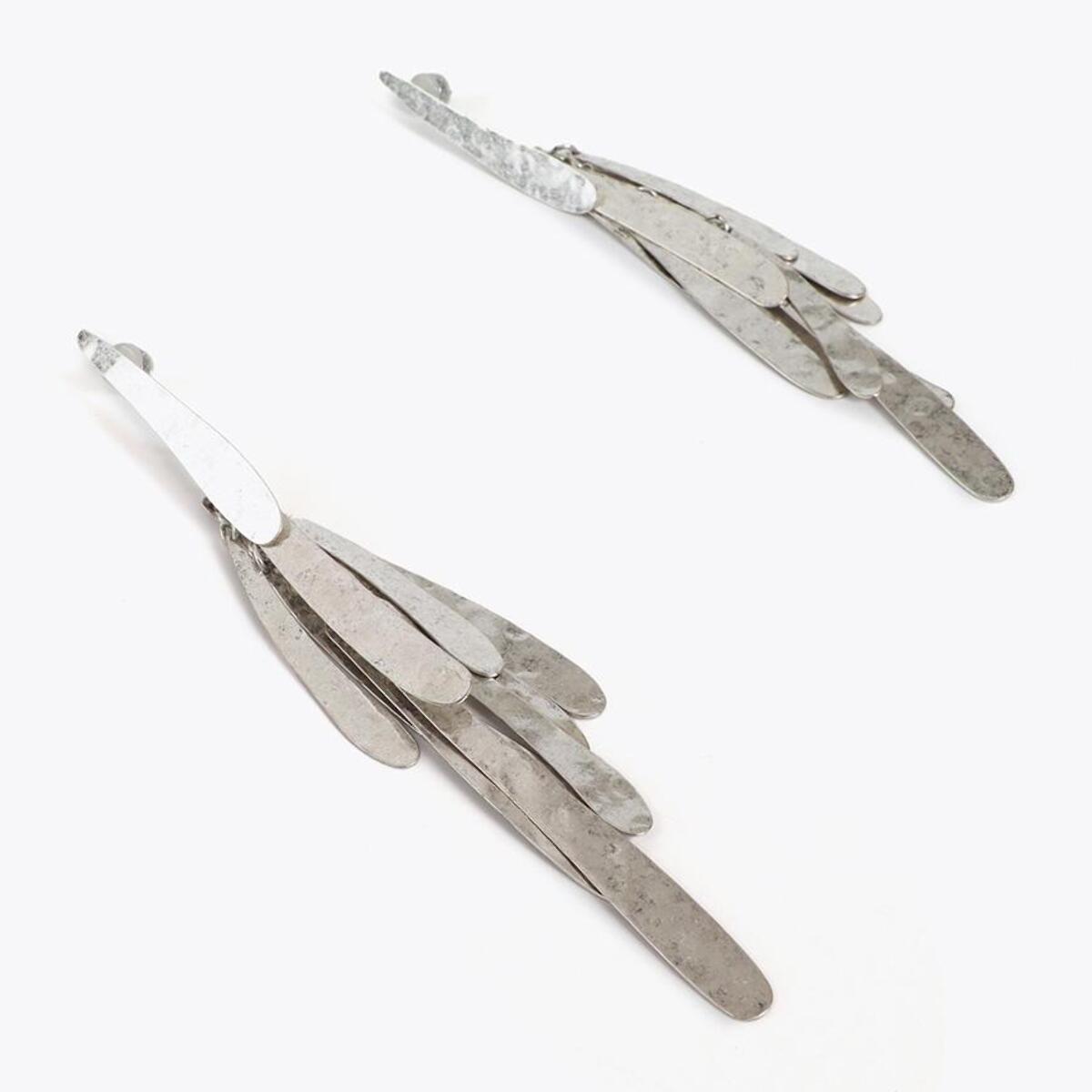 Orecchini con Frange Metalliche