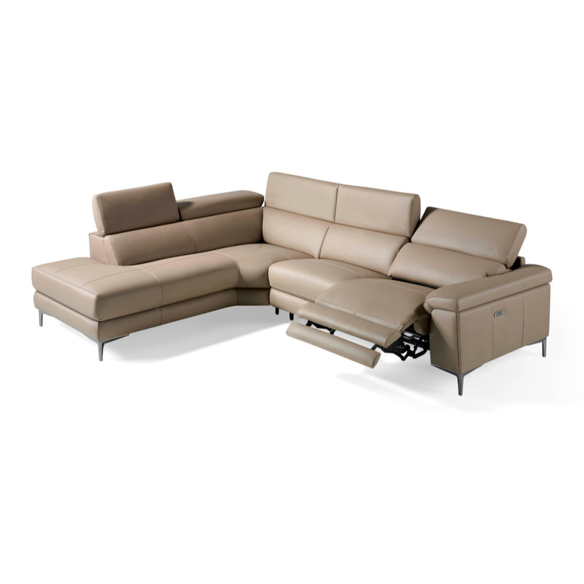 Sofá Angel Cerda de piel 295x232x97cm