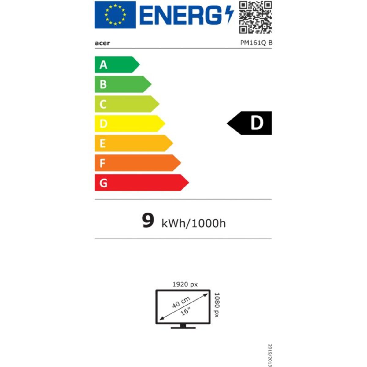 Ecran PC ACER PM1 series Portable LED IPS