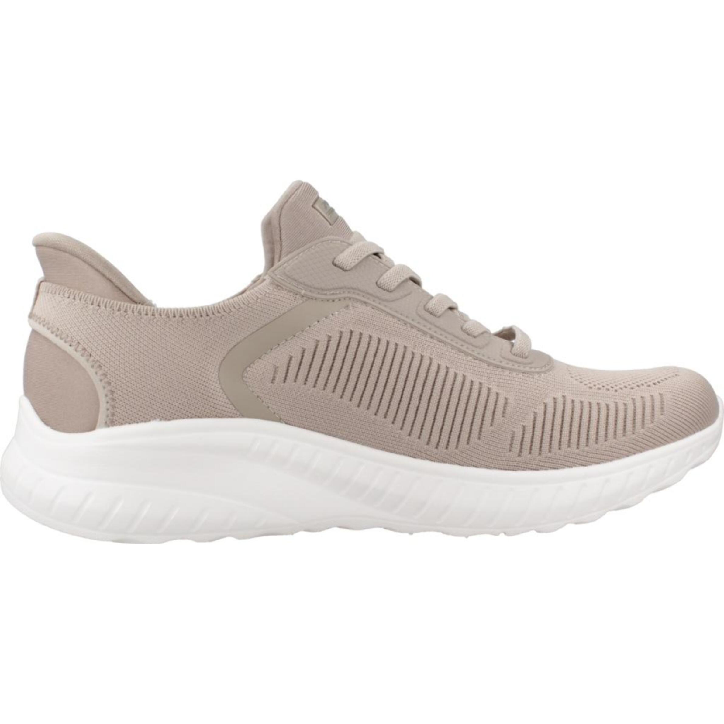 Sneakers De  Mujer Bobs Squad Chaos Beis