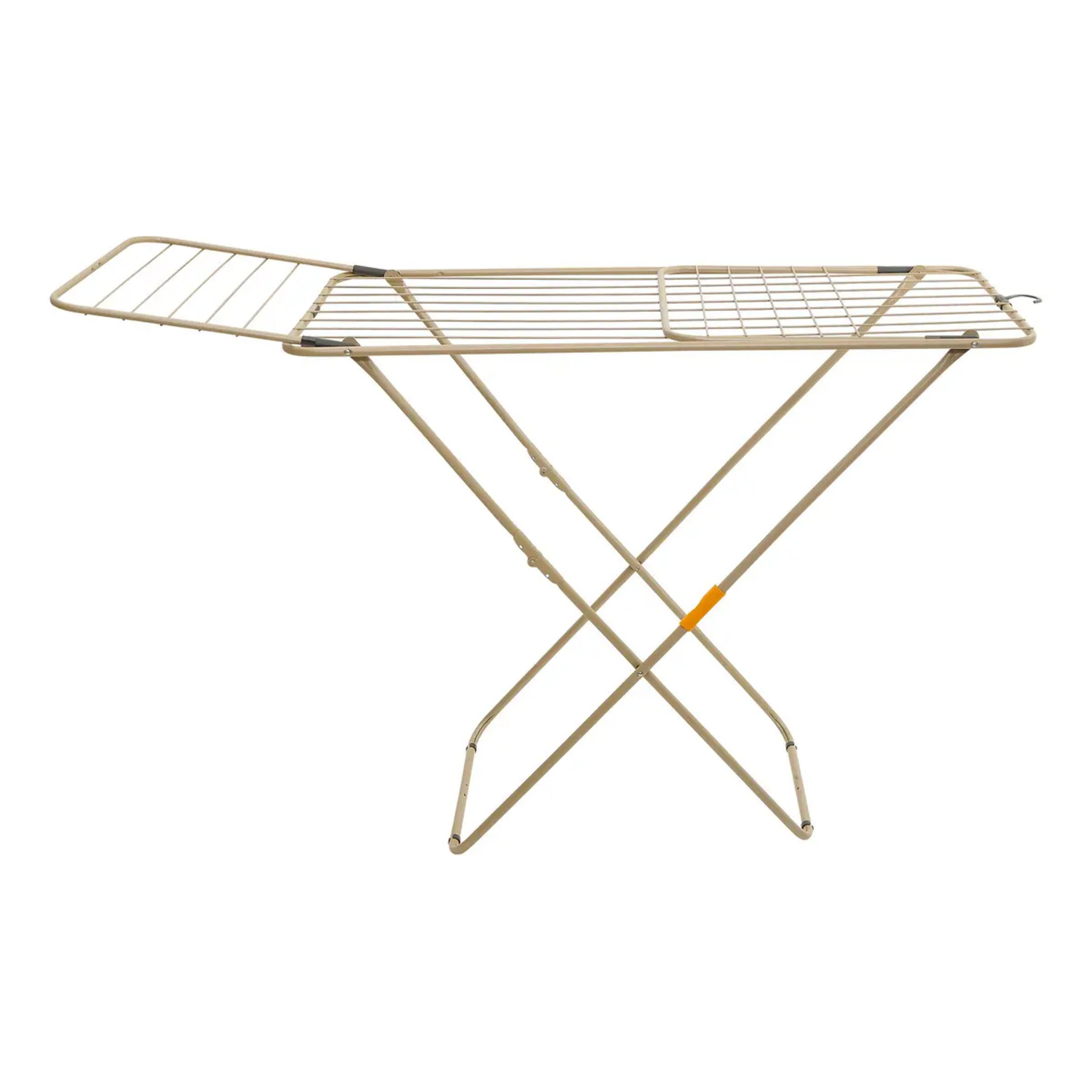 Étendoir à linge Sahana pont L.176cm pliable beige