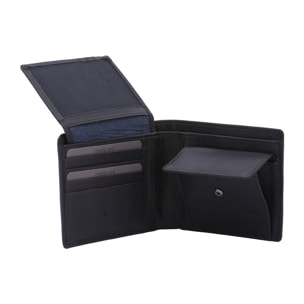 Portafoglio uomo in vera pelle - Modello False - Casual - 12.0 x 10.0 x 3.0 cm