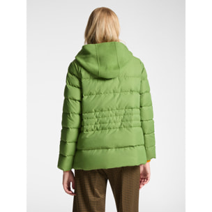 Elena Mirò - Plumífero de nailon opaco - Verde