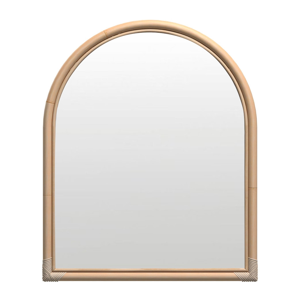 Miroir en rotin naturel - Indra
