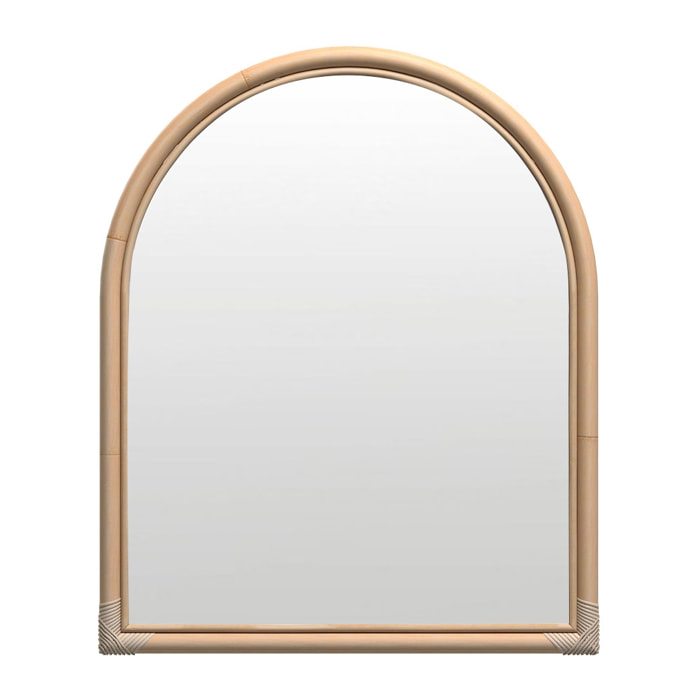 Miroir en rotin naturel - Indra