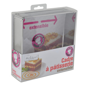 Cercle à gâteau et pâtisserie en carré extensible