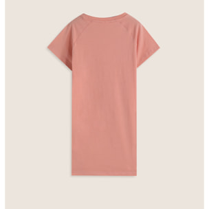 Vestitino bambina maniche corte in cotone stretch