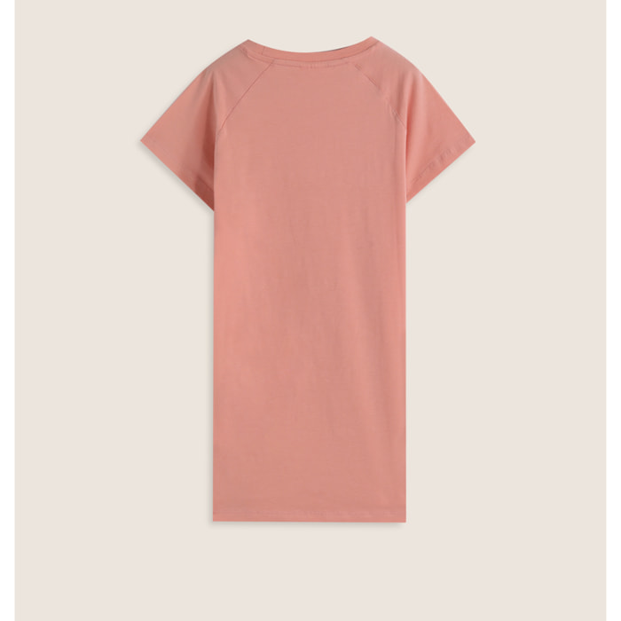 Vestitino bambina maniche corte in cotone stretch