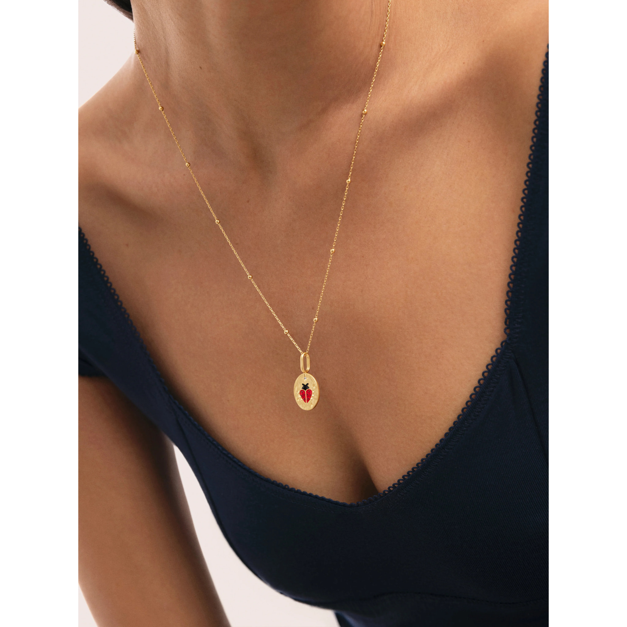 Charm Ladybug Placcato Oro