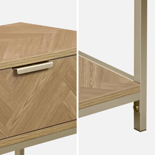 Console. Budapest. deux tiroirs. une étagère. L 110 x l 35 x H 75cm