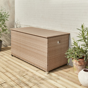 Coffre de jardin résine tressée 790L CASSAPANCA