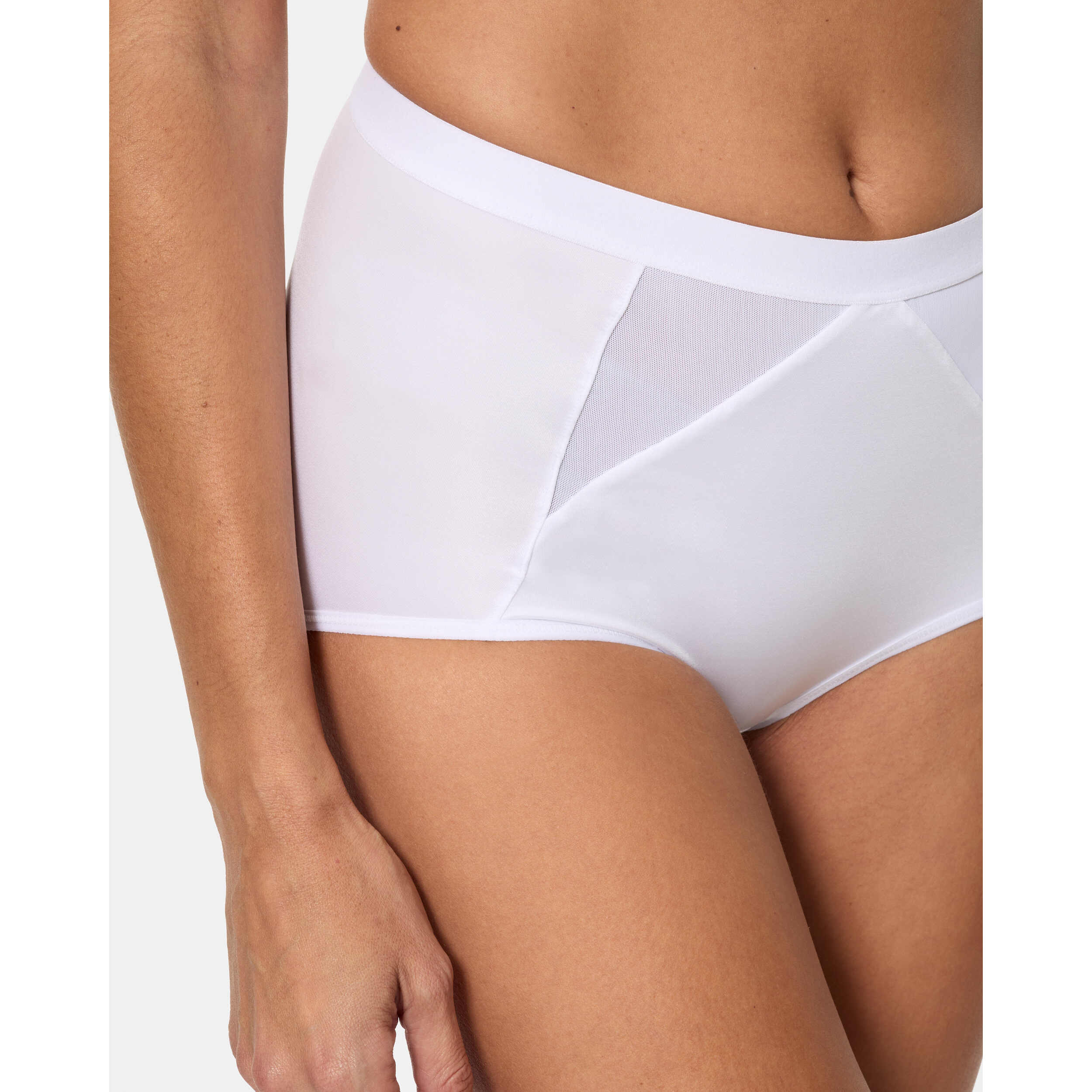 Pack de 3 bragas midi de algodón cotton stretch