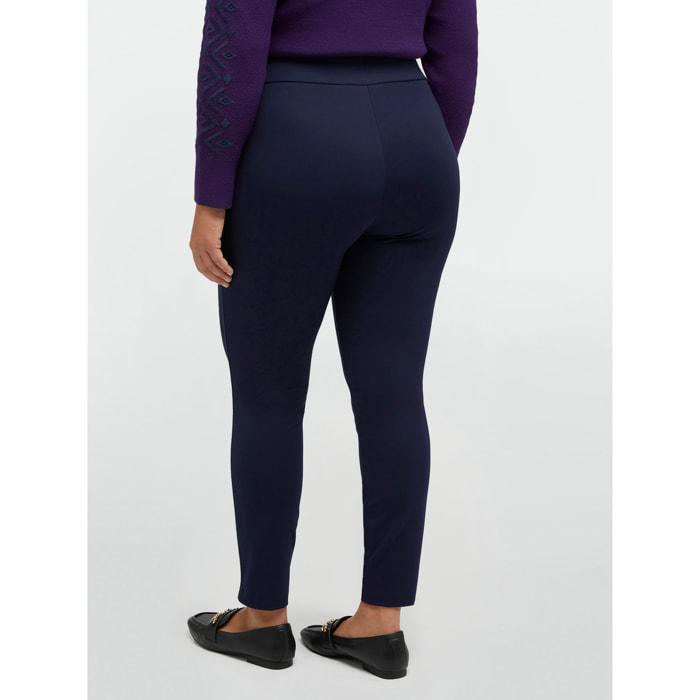 Fiorella Rubino - Pantalones skinny de viscosa LENZING™ ECOVERO™ - Azul