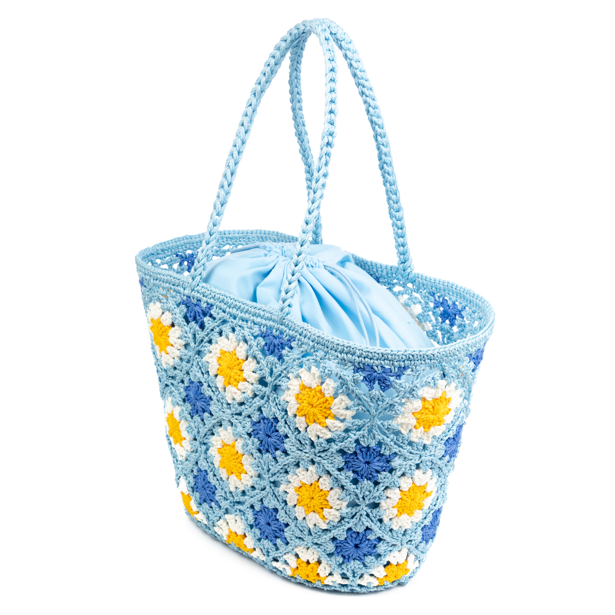 Basento Borsa a spalla Donna. Realizzato in cotone tessuto a mano.