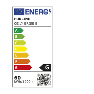 Ventilateur de plafond rétractable avec lumière LED et minuterie