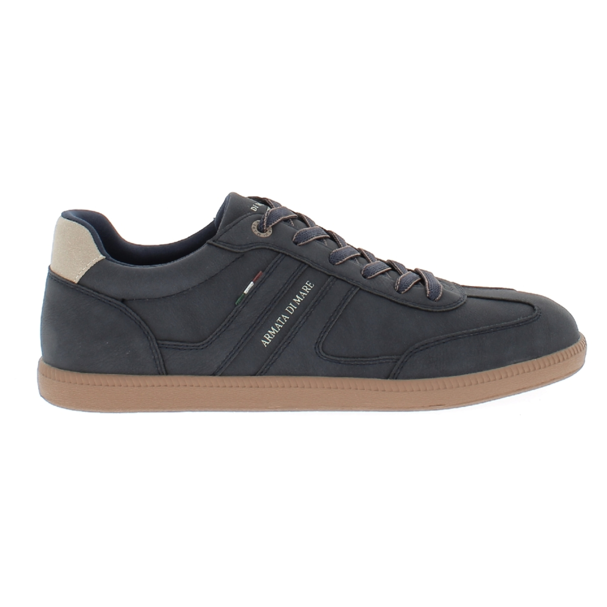 Armata di Mare Scarpe Uomo Sneakers Basse Stringate con Soletta Rimovibile in Memory Foam AMU W24M611 Navy