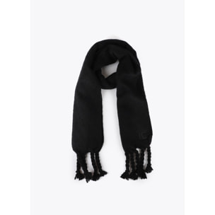 Sciarpa Liscia con Frange Spesse