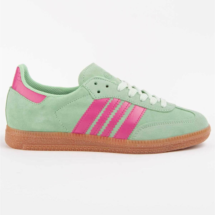 Sneaker De Piel - Verde