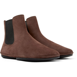 Botines - CAMPER Right Nina - Marron - Cuero Nubuck