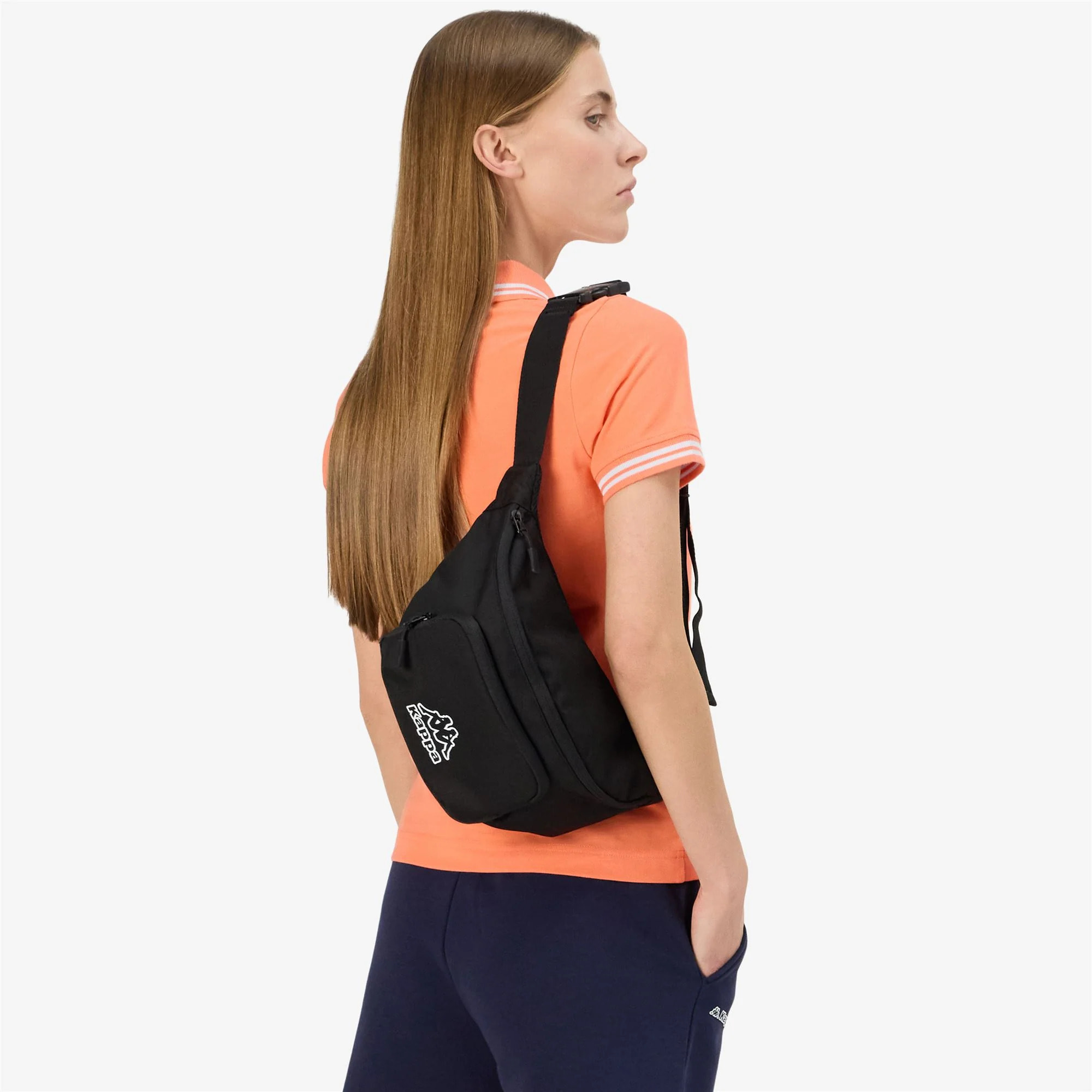 Kappa - Borse Uomo Donna Nero - Logo Gasilvio