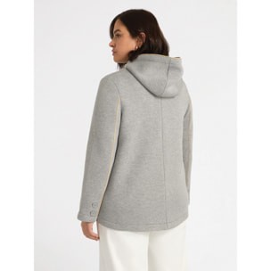 Fiorella Rubino - Chaqueta sudadera con capucha - Gris