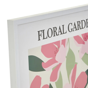 Affiche encadrée Fleur de rose 50x70cm