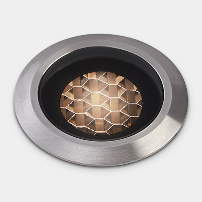 Ledsc4 LedsC4 - Foco Empotrable de Suelo Exterior, Acero Inoxidable AISI 316, 94 Lúmenes, 3000K, Resistente y Decorativo, Diámetro 30mm, Iluminación Eficiente y Moderna