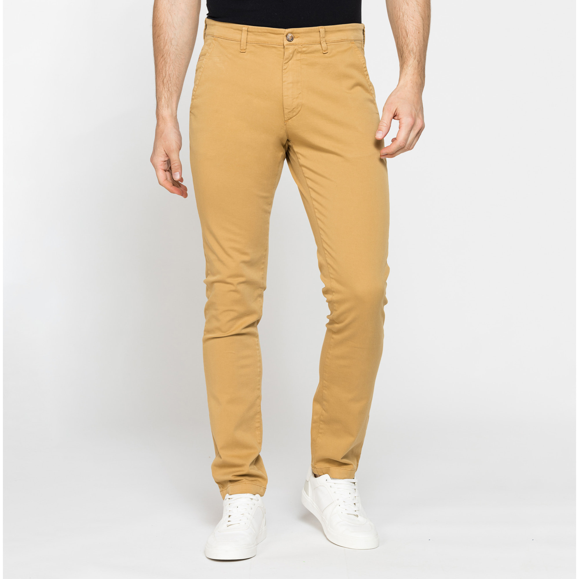 PANTALONE CHINO MOD. 617 IN GABARDINA ELASTICIZZATA