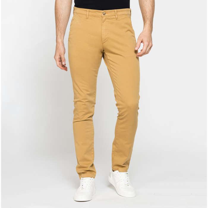 PANTALONE CHINO MOD. 617 IN GABARDINA ELASTICIZZATA