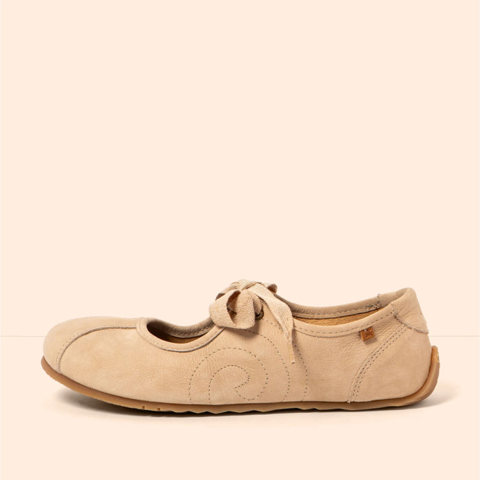Zapatos N5936 NOBUCK CREAM/ONDINA color Cream